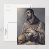 Carte Postale St. Francis in Ecstasy by El Greco (Devant / Derrière)