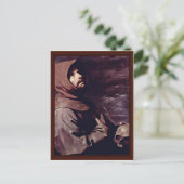 Carte Postale St. Francis Méditant Avec Crâne (Debout devant)