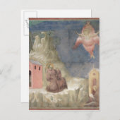 Carte Postale St. Francis recevant la Stigmata, 1297-99 (Devant / Derrière)