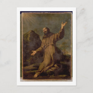 Carte Postale St. Francis reçoit la Stigmata