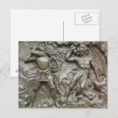 Carte Postale St. George Combattre le dragon (Devant / Derrière)