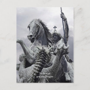 Carte Postale St George et le Dragon