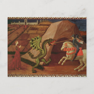 Carte Postale St. George et le Dragon, c.1439-40