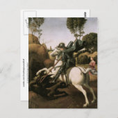 Carte Postale St. George & le Dragon, Raphael Fine Art (Devant / Derrière)