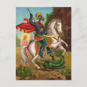 Carte Postale St. George Secourt la princesse (Devant)