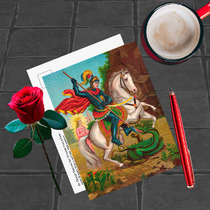 Carte Postale St. George Secourt la princesse