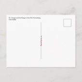 Carte postale St. George's Day (Version Nuremberg) (Dos)