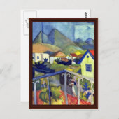 Carte Postale St Germain À Tunis Par Macke Août (Devant / Derrière)