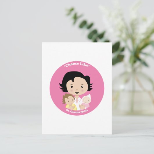 Carte Postale St. Gianna Molla (Debout devant)