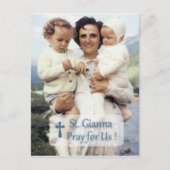 CARTE POSTALE ST GIANNA PRIE POUR NOUS, (Devant)