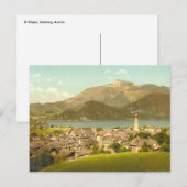 Carte Postale St Gilgen I en Autriche (Devant / Derrière)