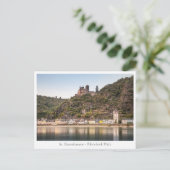 Carte Postale St. Goarshausen - Burg Katz (Debout devant)