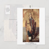 Carte Postale St. Gregory Par Antonello Da Messina (Devant / Derrière)