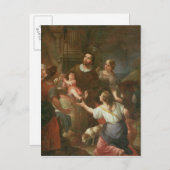 Carte Postale St Isidore et le miracle au puits (Devant / Derrière)