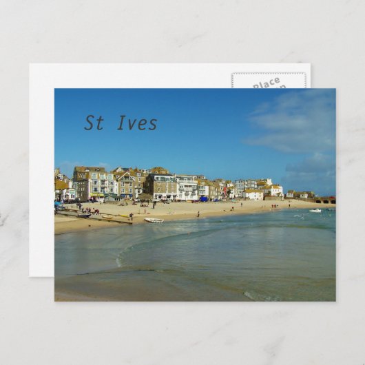 Carte Postale St Ives Cornwall Angleterre Photo (Devant / Derrière)