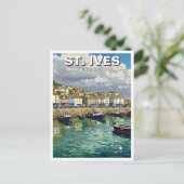 Carte Postale St. Ives Cornwall Angleterre Voyage (Debout devant)