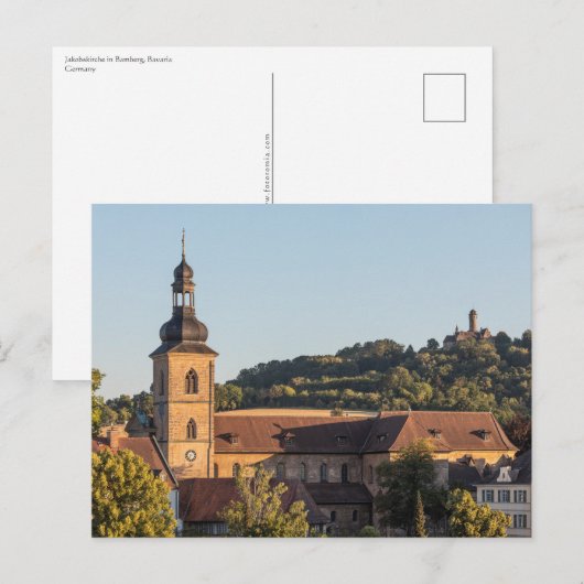 Carte Postale St. Jakob, Bamberg (Devant / Derrière)