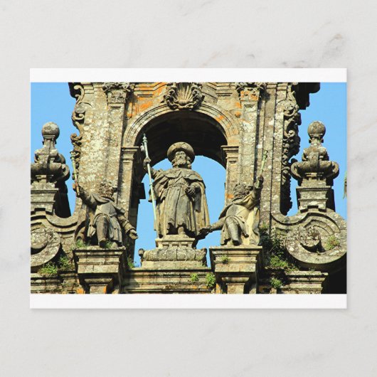 Carte Postale St James, Cathédrale de Saint Jacques de Compostel (Devant)