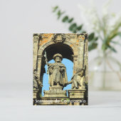 Carte Postale St James, Cathédrale de Saint Jacques de Compostel (Debout devant)