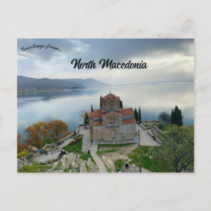 Carte Postale St Jean à Kaneo à Ohrid en Macédoine du Nord