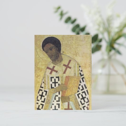 Carte Postale St. John Chrysostom par Andrei Rublev (Debout devant)