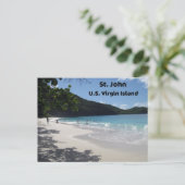 Carte Postale St. John, Ile Vierge des États-Unis (Debout devant)