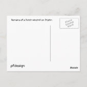 Carte Postale St.John(Windmill) (Dos)