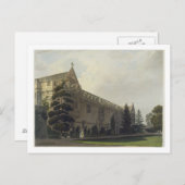 Carte Postale St. John's College vu du jardin, illustrat (Devant / Derrière)