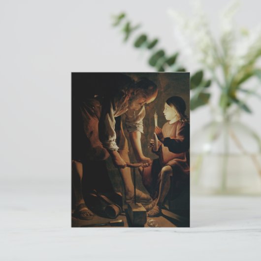 Carte Postale St. Joseph, le charpentier (Debout devant)