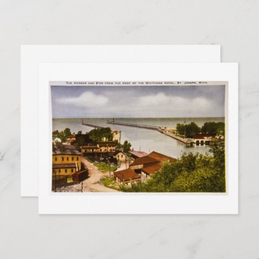 Carte Postale St. Joseph, Michigan (Devant / Derrière)