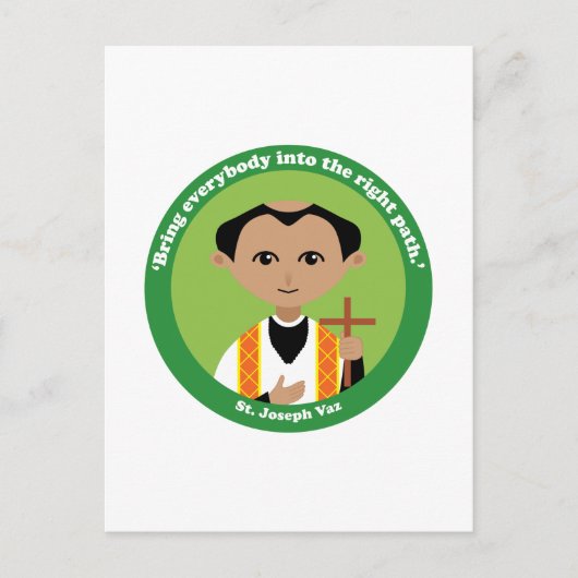 Carte Postale St. Joseph Vaz (Devant)