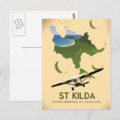 Carte Postale St Kilda, Hébrides extérieures Écosse (Devant / Derrière)