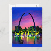 Carte postale St. Louis (Devant / Derrière)