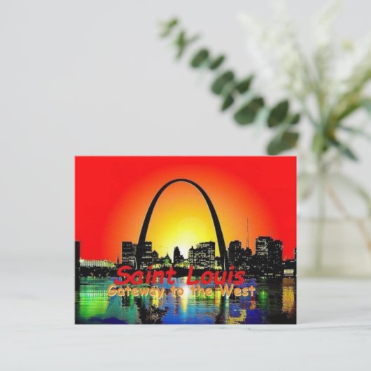Carte postale St. Louis (Debout devant)