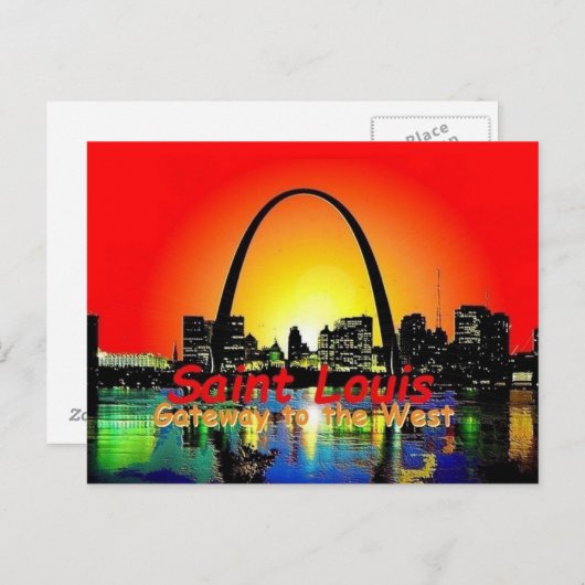 Carte postale St. Louis (Devant / Derrière)