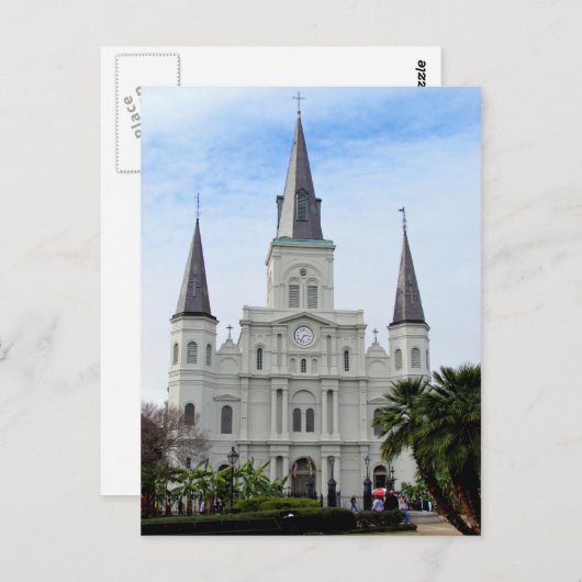 Carte Postale St. Louis Cathedral (Devant / Derrière)