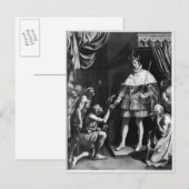Carte Postale St. Louis Distributing Alms, c.1615-20 (Devant / Derrière)