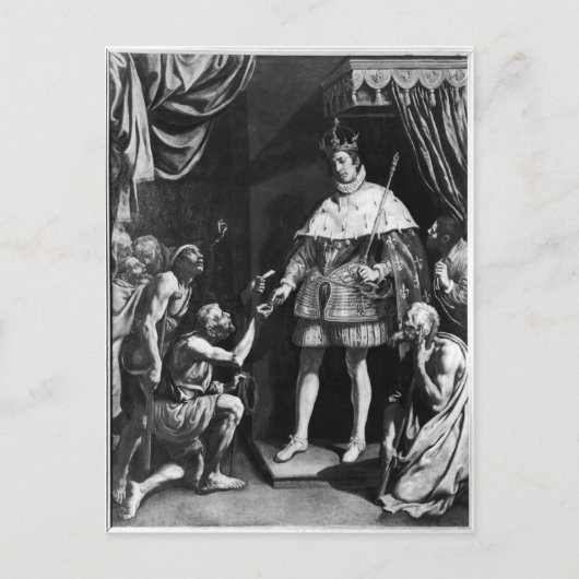 Carte Postale St. Louis Distributing Alms, c.1615-20 (Devant)