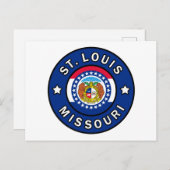 Carte Postale St. Louis Missouri (Devant / Derrière)