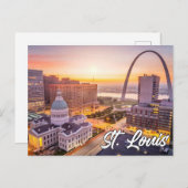 Carte Postale St. Louis, Missouri, États-Unis (Devant / Derrière)