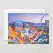 Carte Postale St. Louis, Missouri, États-Unis (Devant / Derrière)