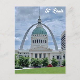 Carte Postale St Louis Missouri Gateway Arch Courthouse Travel