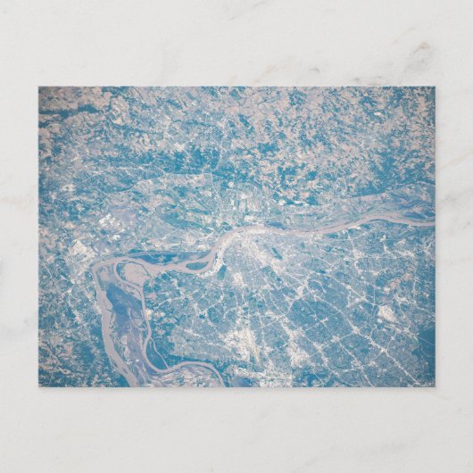 Carte Postale St. Louis, Missouri Le Long Du Mississippi. (Devant)