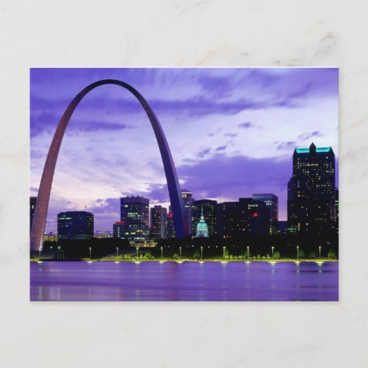 Carte Postale St. Louis Skyline (Devant)