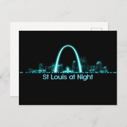 Carte Postale St Louis Skyline (Devant / Derrière)