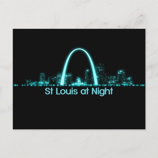Carte Postale St Louis Skyline (Devant)
