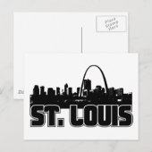 Carte Postale St Louis Skyline (Devant / Derrière)