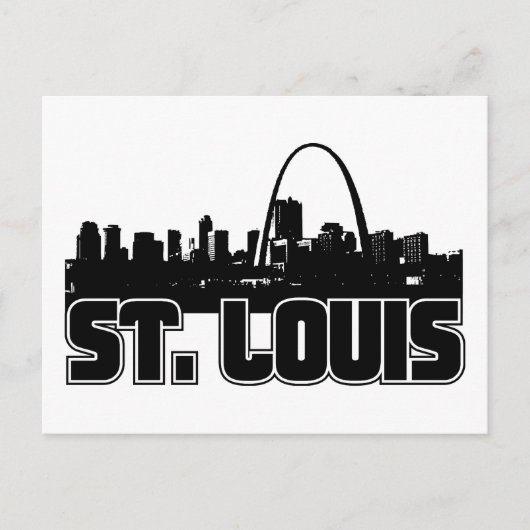Carte Postale St Louis Skyline (Devant)