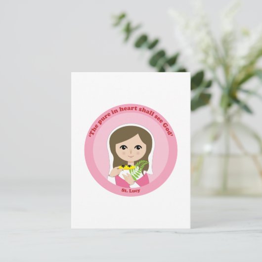 Carte Postale St. Lucy (Debout devant)