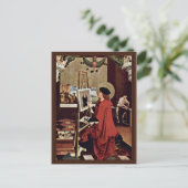 Carte Postale St. Luke Peinture Les Ailes De La Vierge Autel (Debout devant)